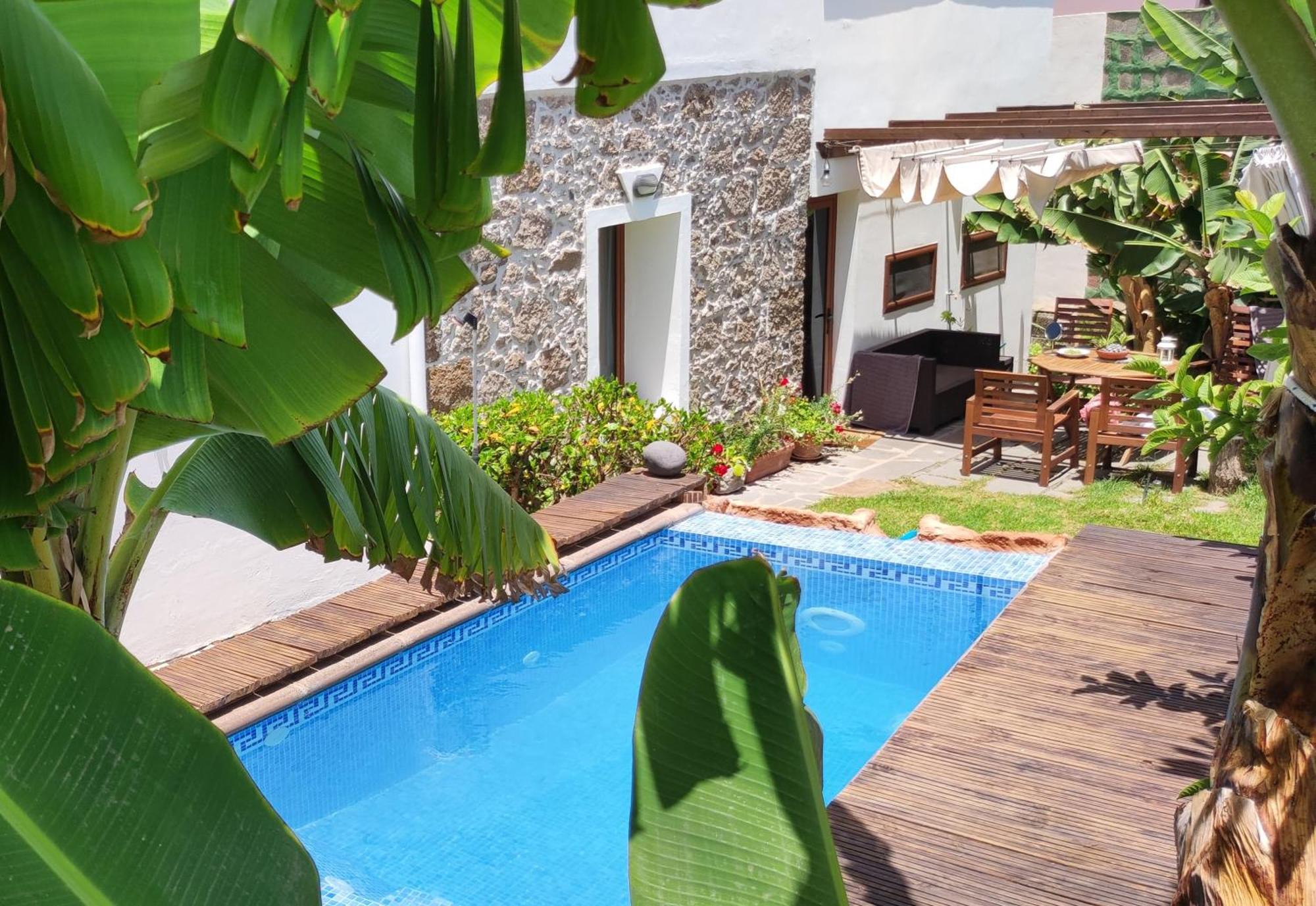 Villa Canaria Piscina Jacuzzi Jardin Santa Maria de Guia de Gran Canaria Εξωτερικό φωτογραφία