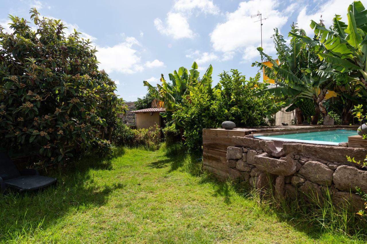 Villa Canaria Piscina Jacuzzi Jardin Santa Maria de Guia de Gran Canaria Εξωτερικό φωτογραφία