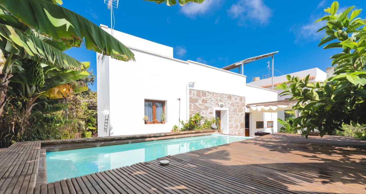 Villa Canaria Piscina Jacuzzi Jardin Santa Maria de Guia de Gran Canaria Εξωτερικό φωτογραφία